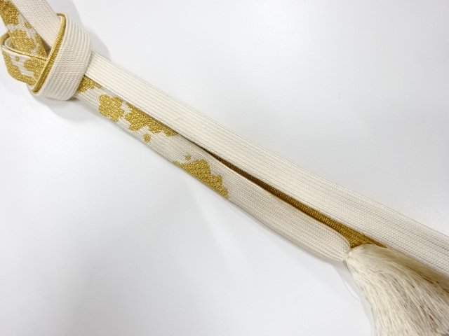 JAPANESE KIMONO / HAND-TIED OBIJIME